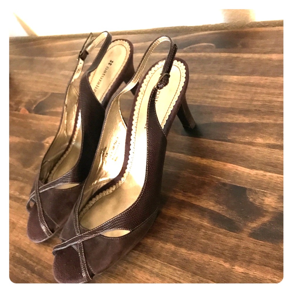 Naturalizer Brown Heels size 8.5